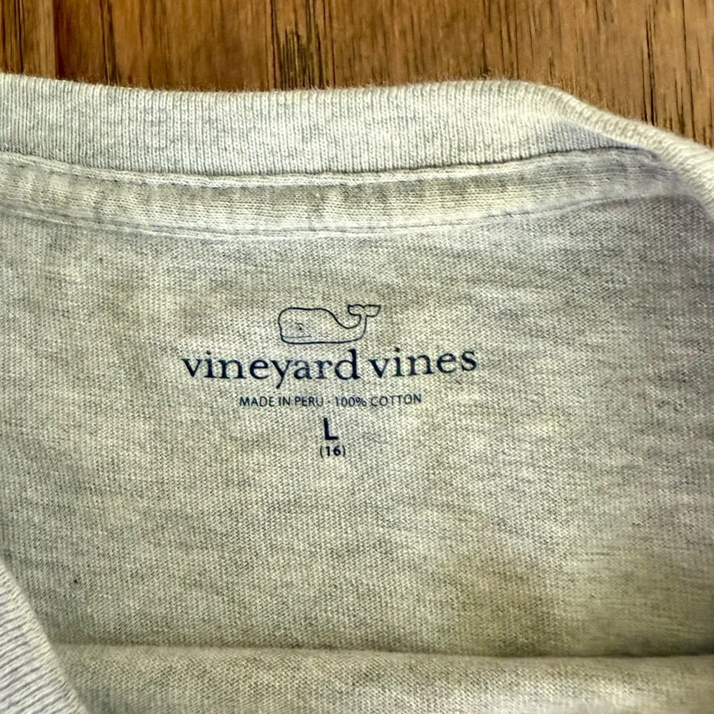 Teen Vineyard Vines Gray Long Sleeve Shirt